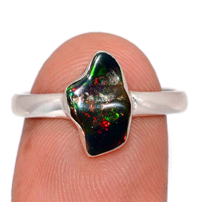 Chalama Black Opal Rough Ring - CBRR62