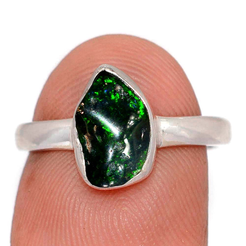 Chalama Black Opal Rough Ring - CBRR63