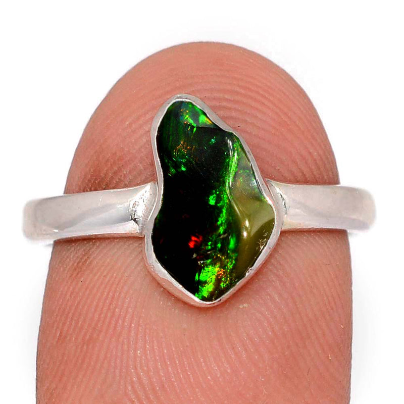 Chalama Black Opal Rough Ring - CBRR65