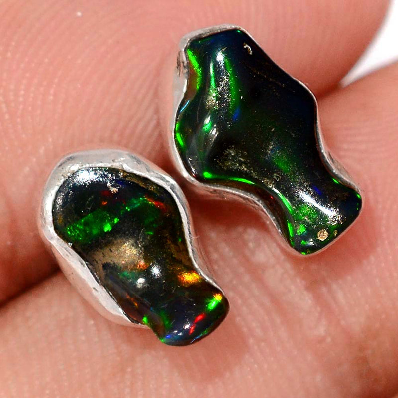 Chalama Black Opal Rough Studs - CBRS1