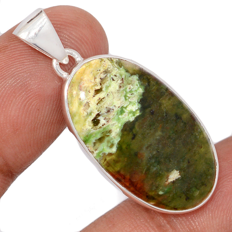 1.5" Chrome Chalcedony Pendants - CCDP270