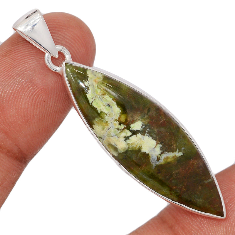 2" Chrome Chalcedony Pendants - CCDP271