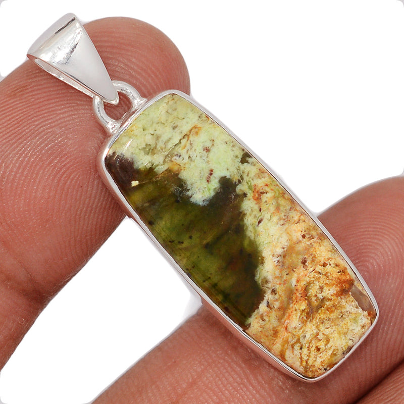 1.6" Chrome Chalcedony Pendants - CCDP272