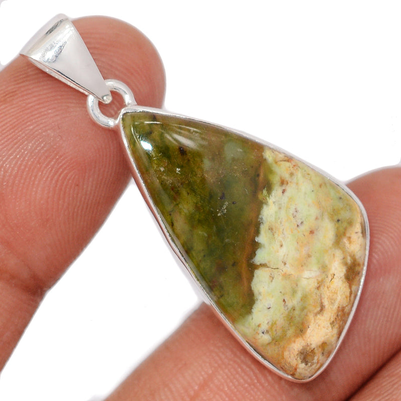 1.7" Chrome Chalcedony Pendants - CCDP273