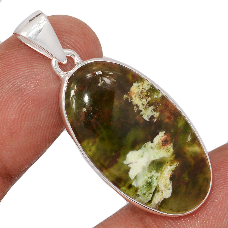 1.6" Chrome Chalcedony Pendants - CCDP279