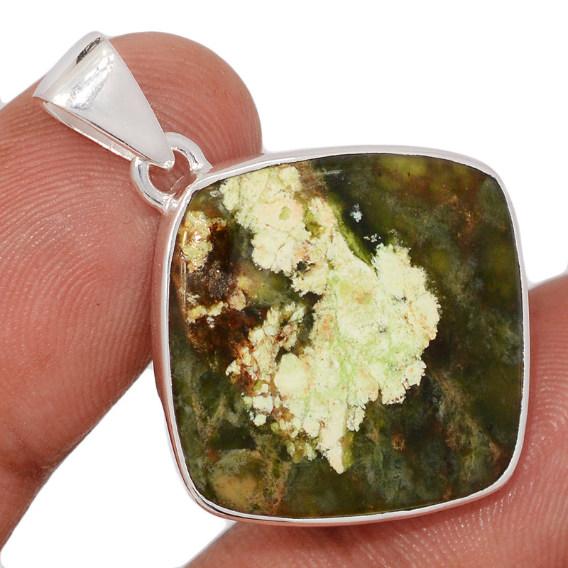 1.5" Chrome Chalcedony Pendants - CCDP280