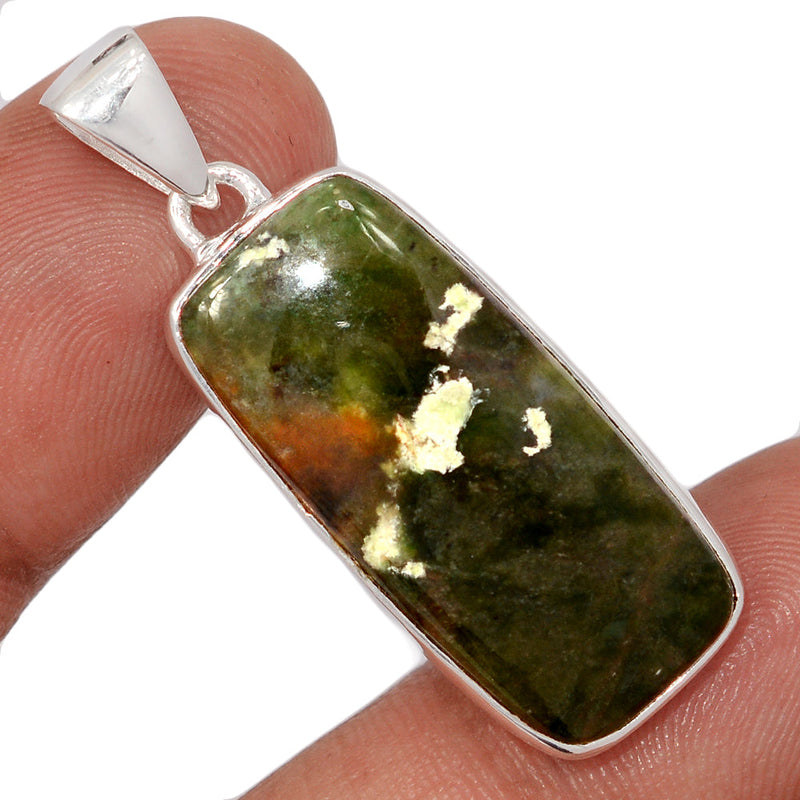 1.6" Chrome Chalcedony Pendants - CCDP283