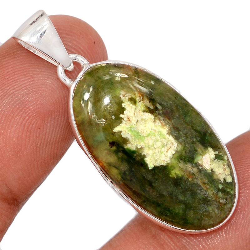 1.5" Chrome Chalcedony Pendants - CCDP284