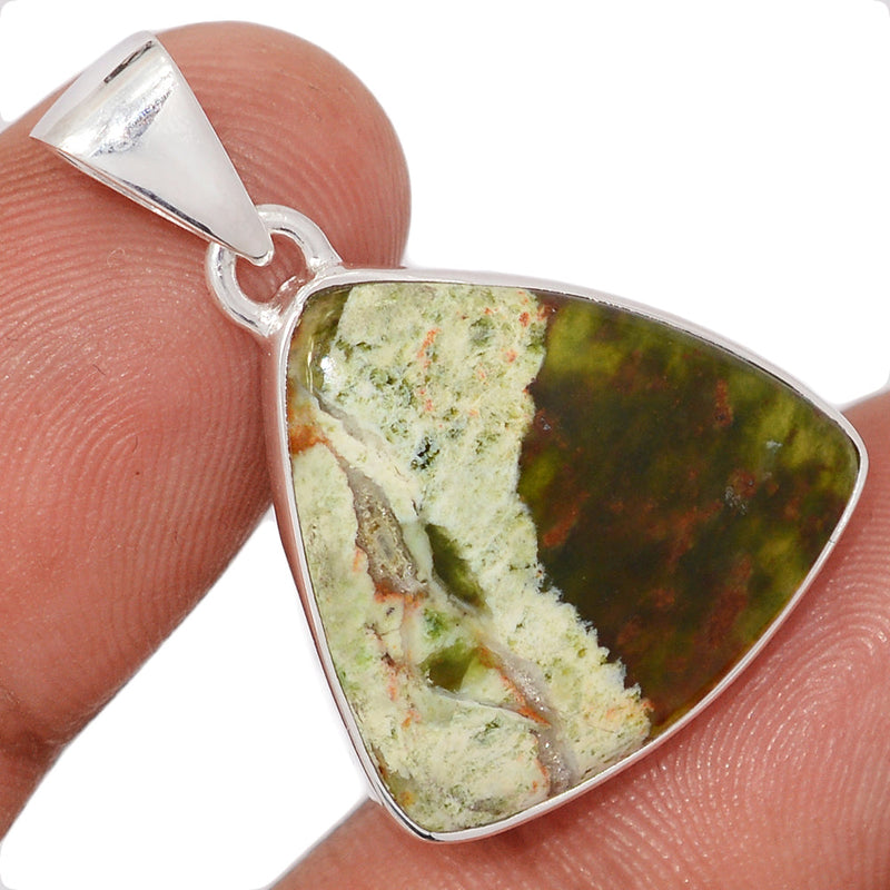 1.2" Chrome Chalcedony Pendants - CCDP286