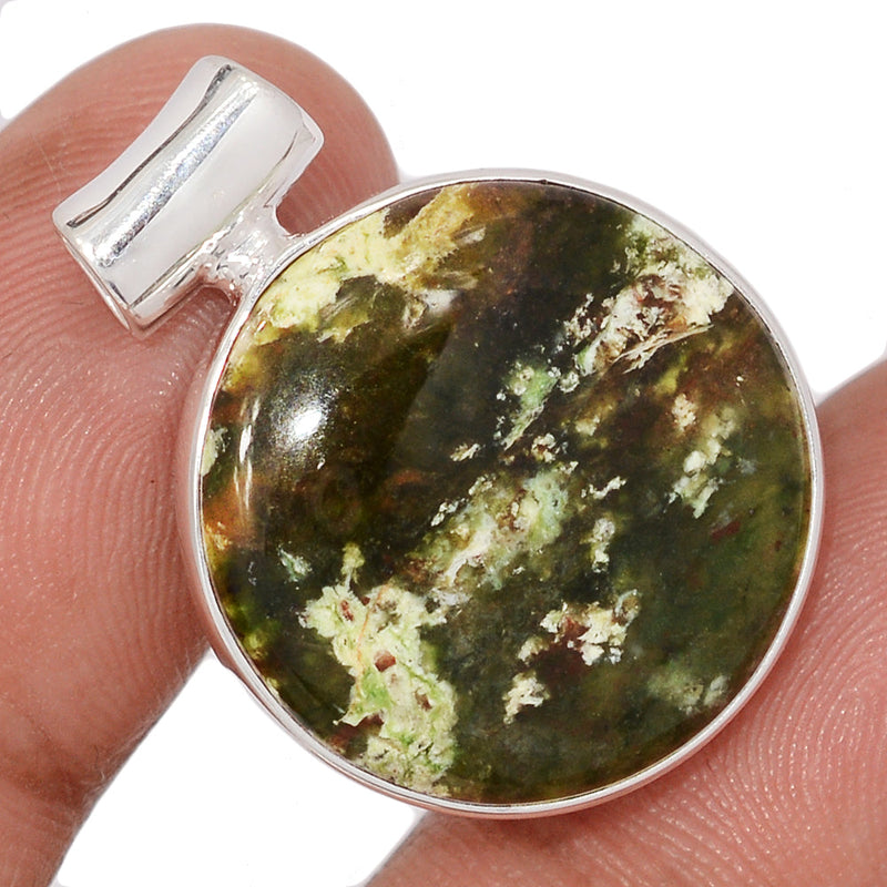1.1" Chrome Chalcedony Pendants - CCDP288