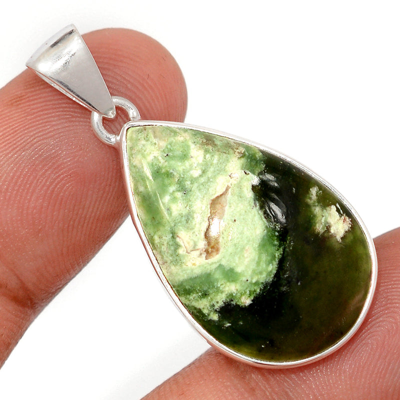 1.5" Chrome Chalcedony Pendants - CCDP294