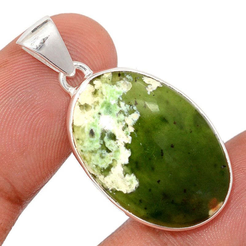 1.5" Chrome Chalcedony Pendants - CCDP295