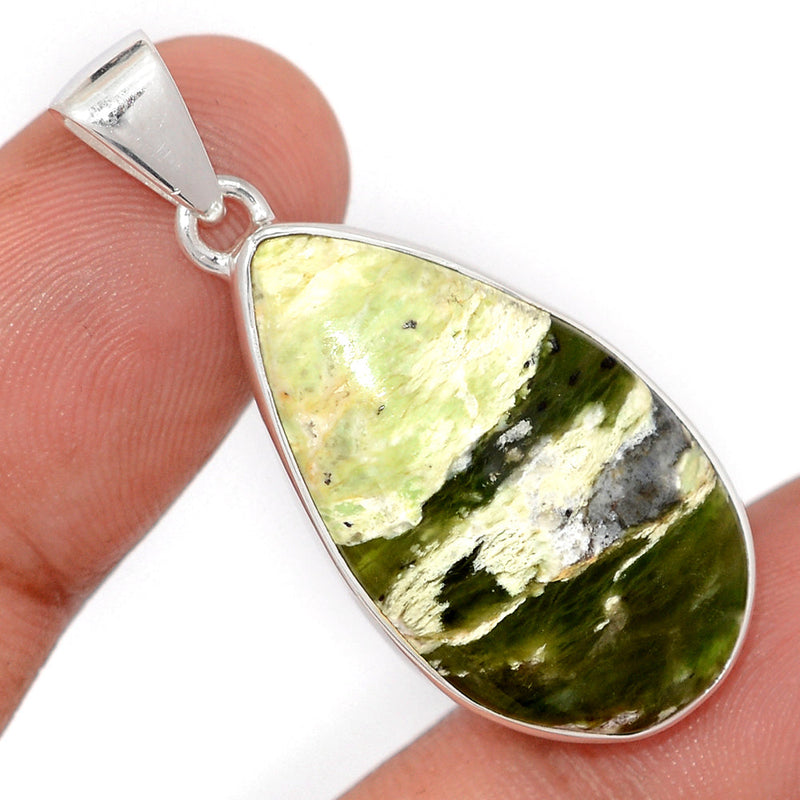 1.6" Chrome Chalcedony Pendants - CCDP296