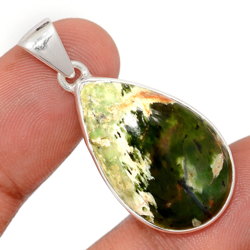 1.5" Chrome Chalcedony Pendants - CCDP297