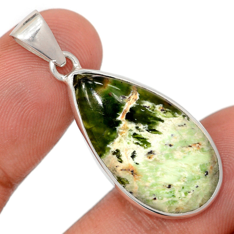 1.5" Chrome Chalcedony Pendants - CCDP301