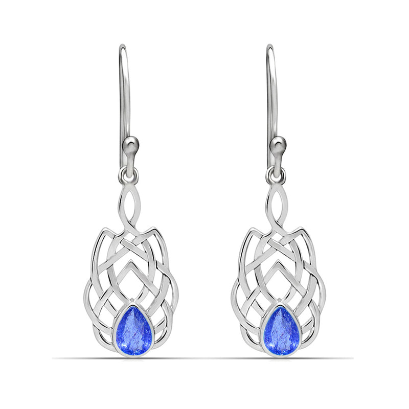 1.6" Celtic - Tanzanite Faceted Earrings - CCE509-TZF Catalogue