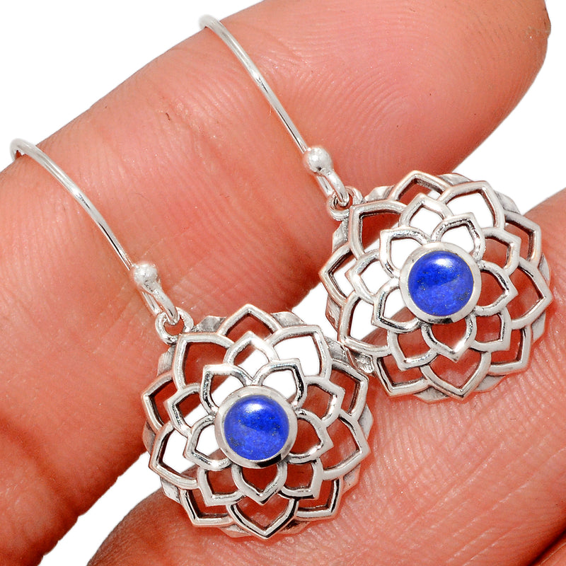 4*4 MM Round - Lapis Earrings - CCE511-LPS