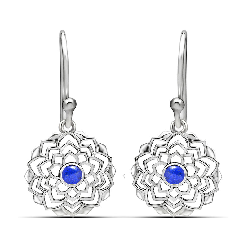 4*4 MM Round - Lapis Earrings - CCE511-LPS