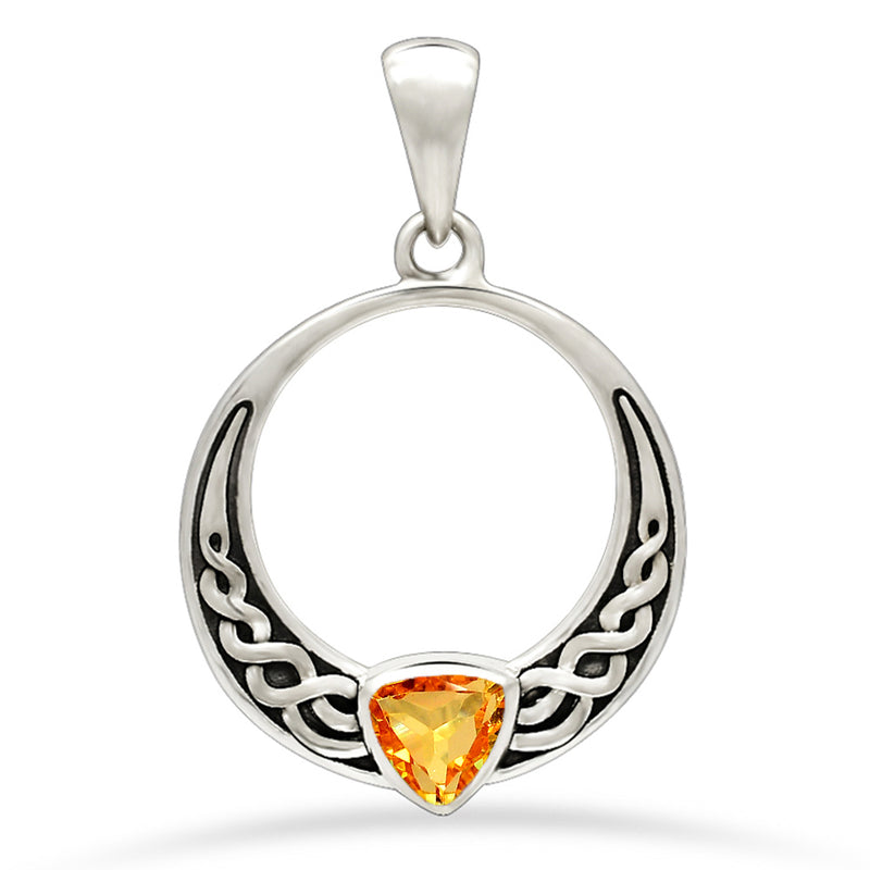 Celtic Design - Citrine Pendants - CCP504-C Catalogue