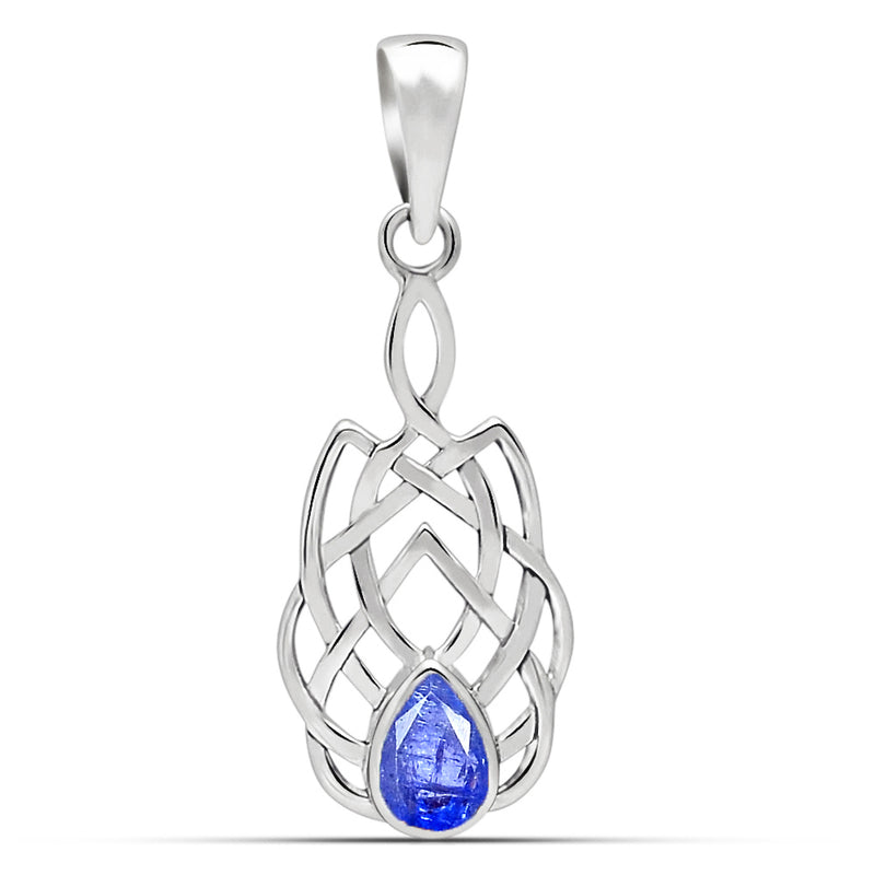 6*4 MM Pear - Celtic Design - Tanzanite Faceted Pendants - CCP507-TZF Catalogue