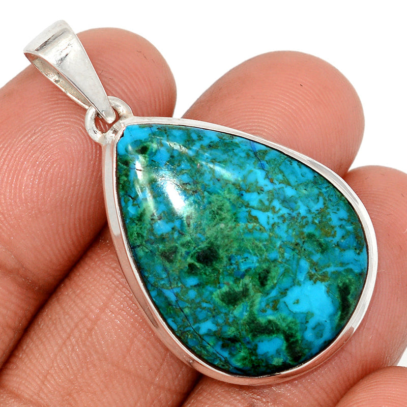 1.7" Chrysocolla Peru Pendants - CCPP1132