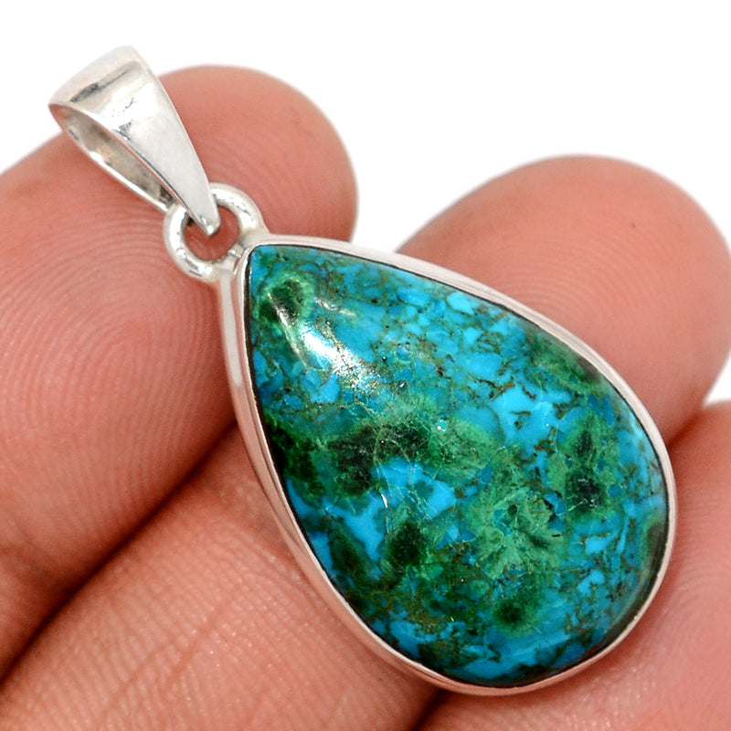 1.5" Chrysocolla Peru Pendants - CCPP1134