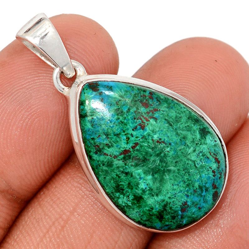 1.5" Chrysocolla Peru Pendants - CCPP1138