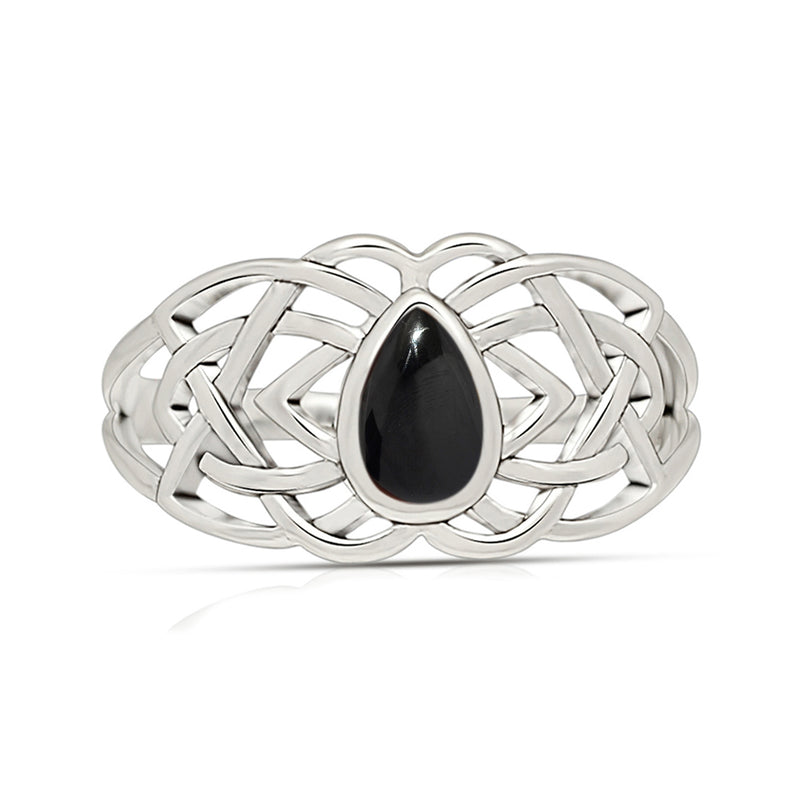 Celtic Design - Black Onyx Ring - CCR508-BO Catalogue