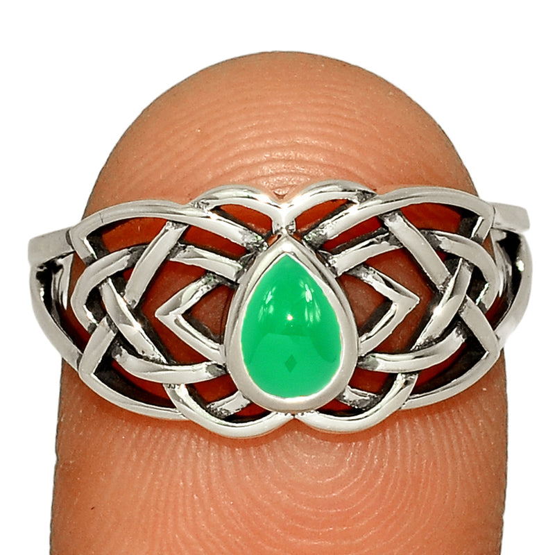 Celtic Design - Green Onyx Ring - CCR508-GO Catalogue