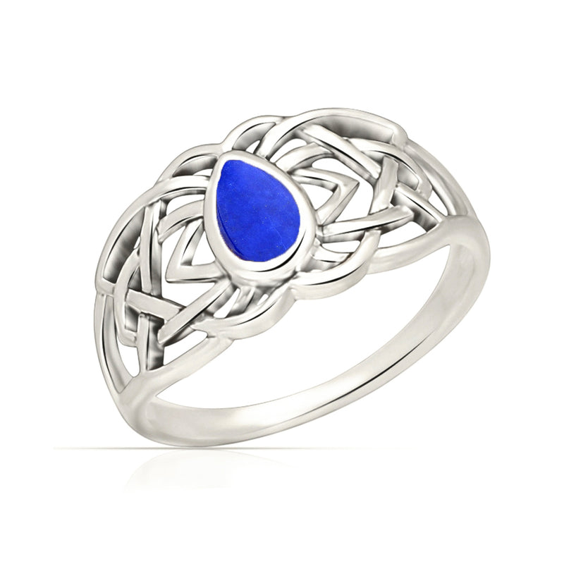 Celtic Design - Lapis Ring - CCR508-LPS Catalogue
