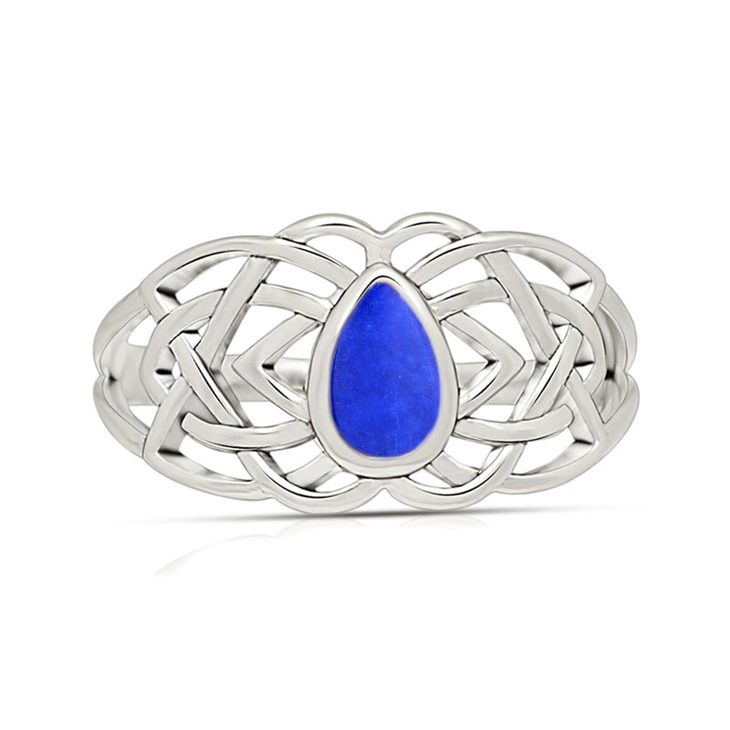 Celtic Design - Lapis Ring - CCR508-LPS Catalogue