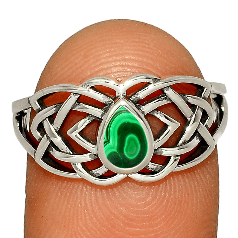 Celtic Design - Malachite Ring - CCR508-MLA Catalogue