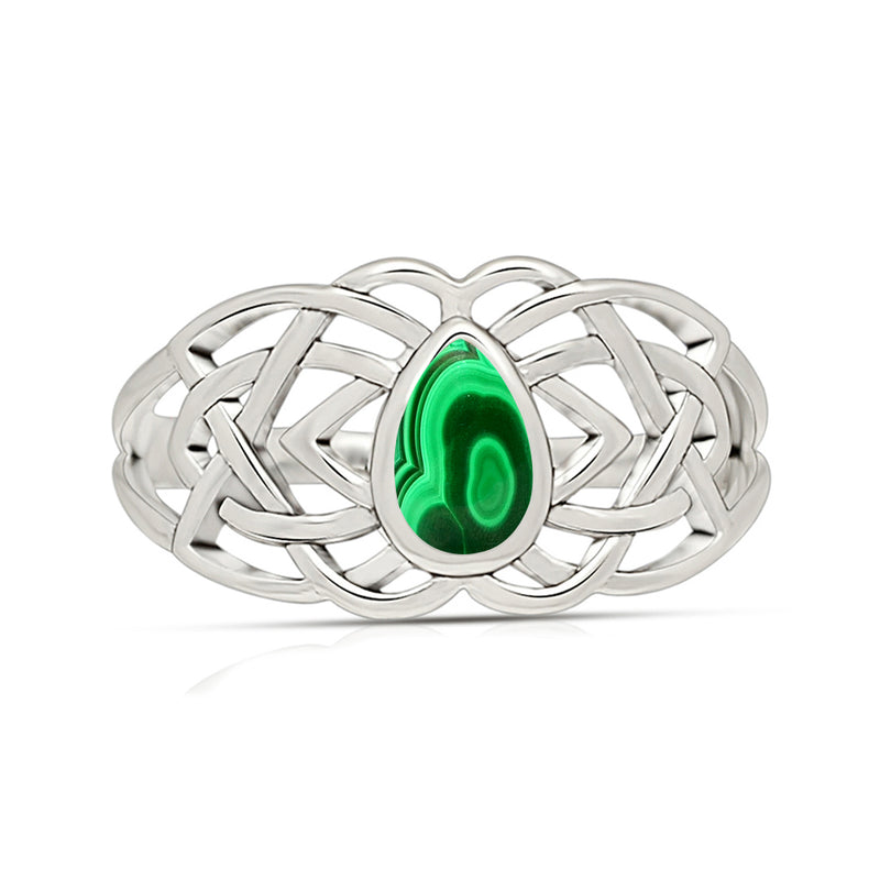 Celtic Design - Malachite Ring - CCR508-MLA Catalogue