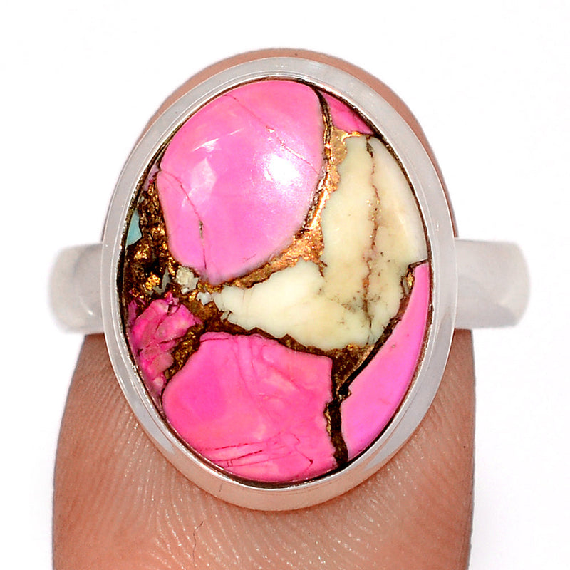 Cotton Candy Dahlia Turquoise Ring - CCTR100