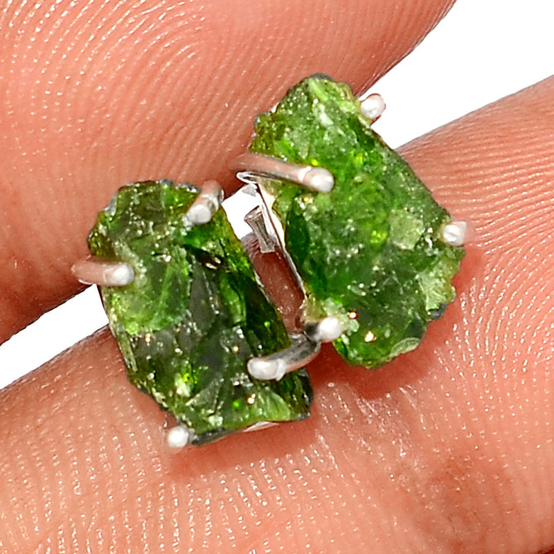 Claw - Chrome Diopside Studs - CDSS2
