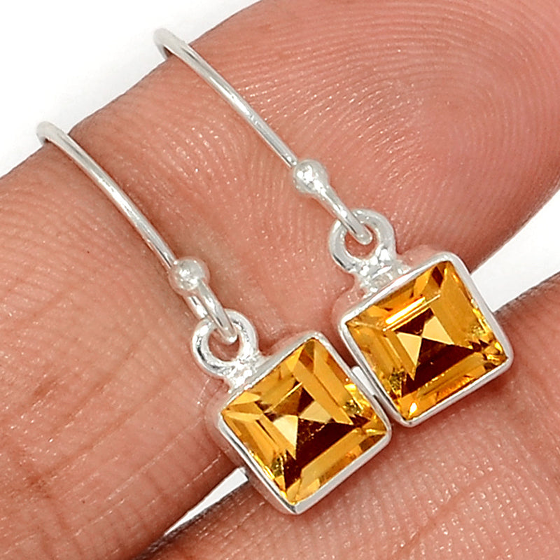 1" Citrine Earrings - CITE1850