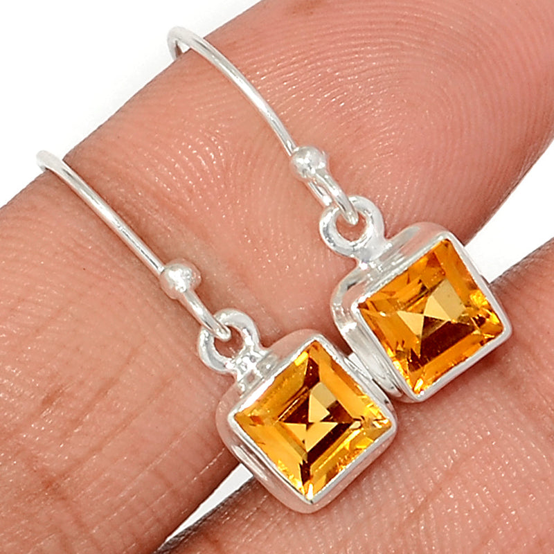 1" Citrine Earrings - CITE1852