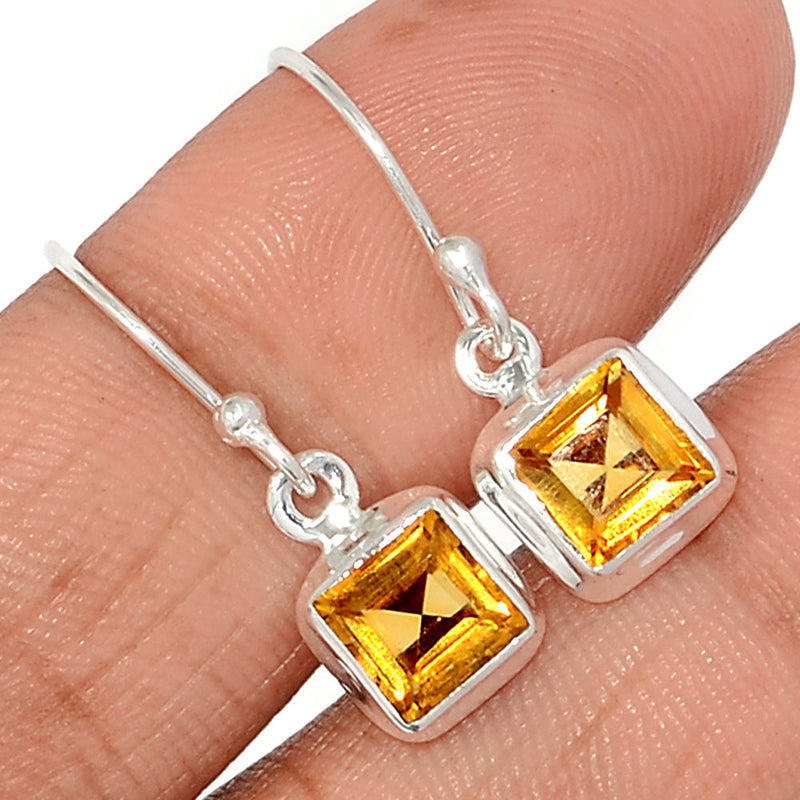 1" Citrine Earrings - CITE1856