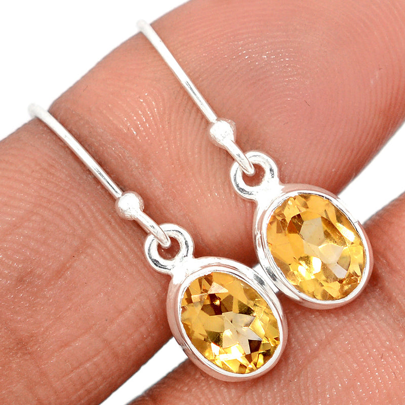 1" Citrine Earrings - CITE1867