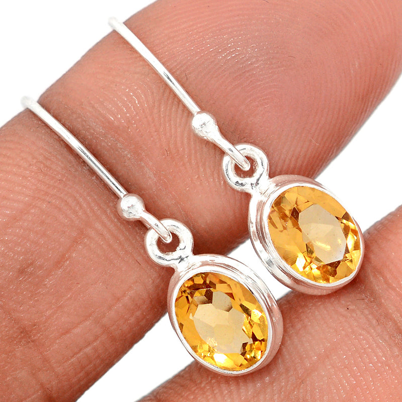 1" Citrine Earrings - CITE1871