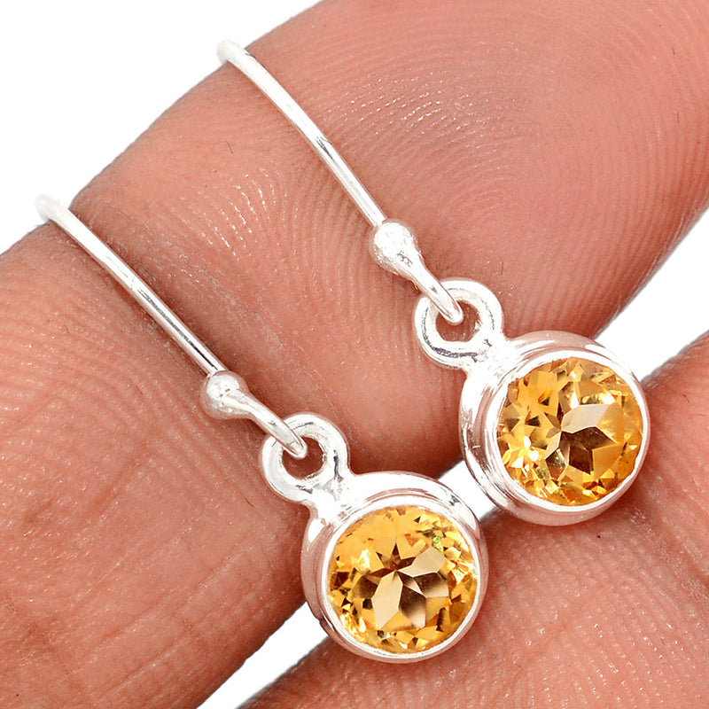 1" Citrine Earrings - CITE1874