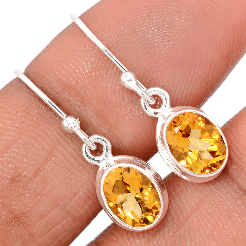1" Citrine Earrings - CITE1881