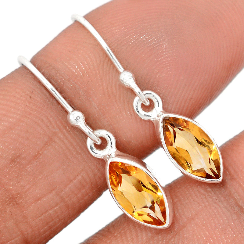 1" Citrine Earrings - CITE1882