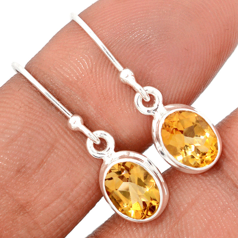 1" Citrine Earrings - CITE1887