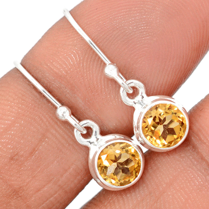1" Citrine Earrings - CITE1888