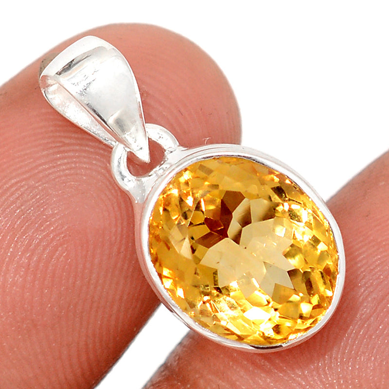 1" Citrine Pendants - CITP2445