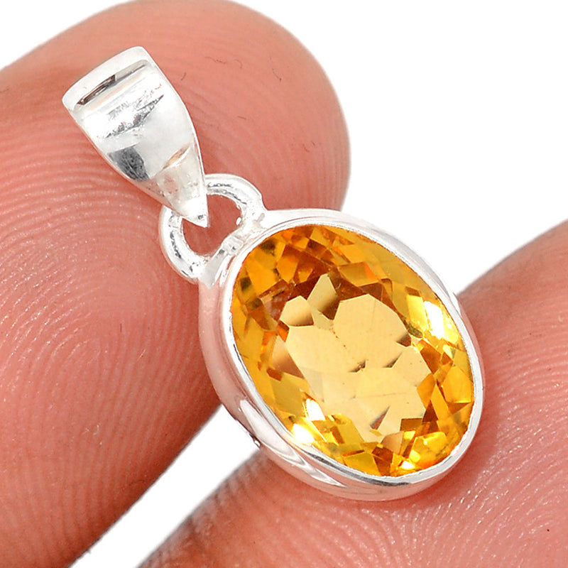 0.8" Citrine Pendants - CITP2449