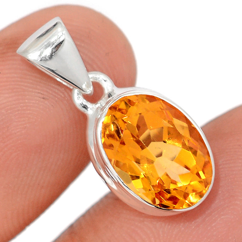 1" Mandarin Citrine Pendants - CITP2455