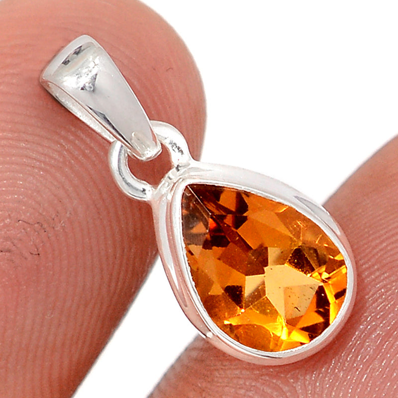 0.7" Mandarin Citrine Pendants - CITP2466