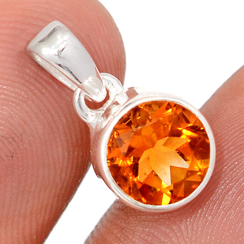 0.6" Mandarin Citrine Pendants - CITP2468